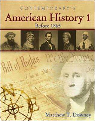 Book cover of Contemporary's American History 1: Before 1865 [Grade 6-12]