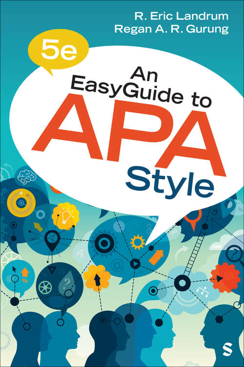 Book cover of An EasyGuide to APA Style (Fifth Edition) (EasyGuide Series)