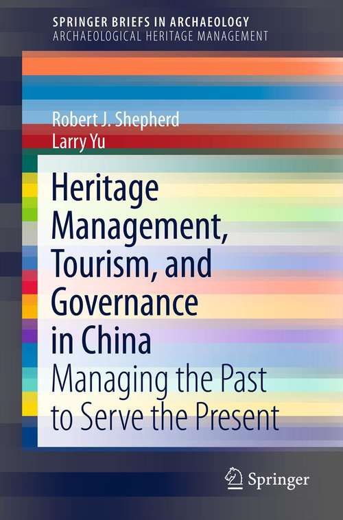 Book cover of Heritage Management, Tourism, and Governance in China