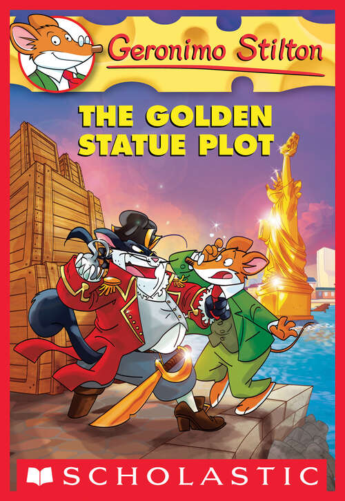 Book cover of The Golden Statue Plot (Geronimo Stilton #55)