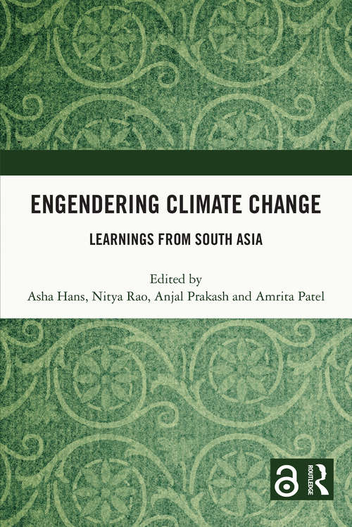 Book cover of Engendering Climate Change: Learnings from South Asia