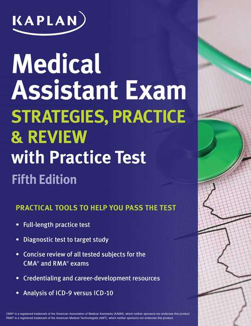 Book cover of Medical Assistant Exam Strategies, Practice & Review with Practice Test