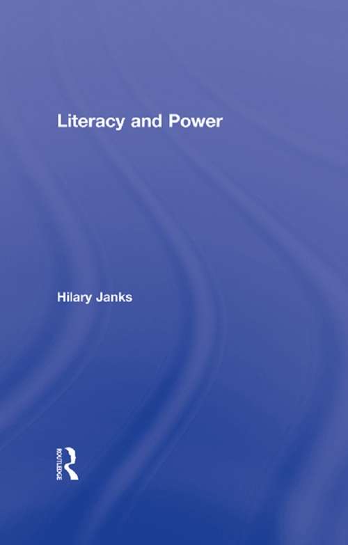 Book cover of Literacy and Power