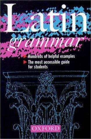 Book cover of A Latin Grammar