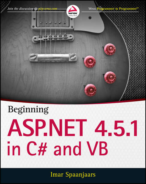Book cover of Beginning ASP.NET 4.5: in C# and VB