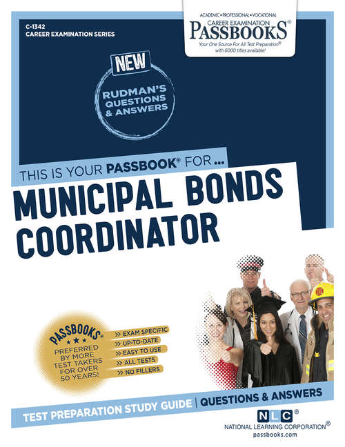 Book cover of Municipal Bonds Coordinator: Passbooks Study Guide (Career Examination Series)