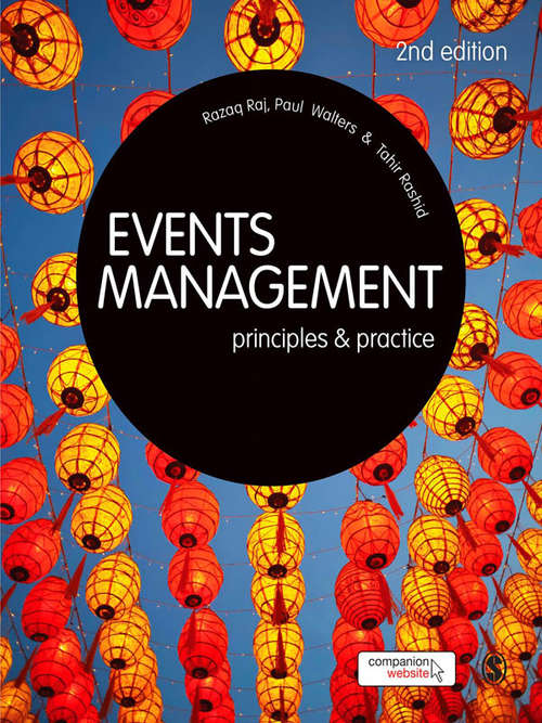 Events Management: Principles and Practice