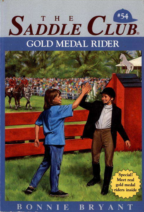Book cover of Gold Medal Rider (Saddle Club #54)