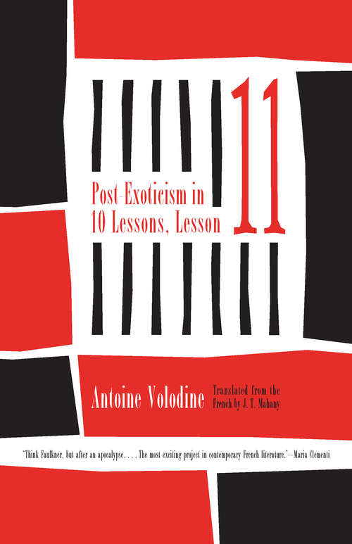 Book cover of Post-Exoticism in Ten Lessons, Lesson Eleven