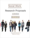 Social Work Research Proposals