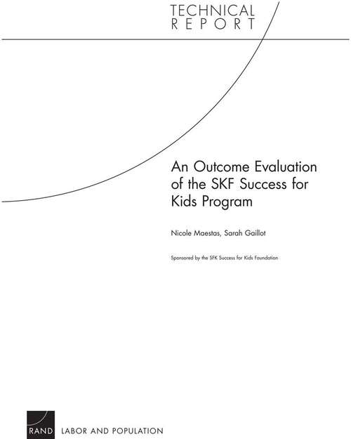 An Outcome Evaluation of the Success for Kids Program
