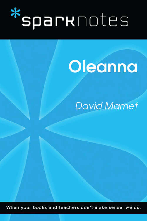 Book cover of Oleanna (SparkNotes Literature Guide Series)