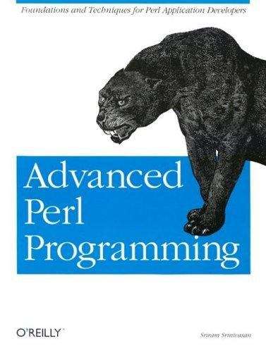Book cover of Advanced Perl Programming