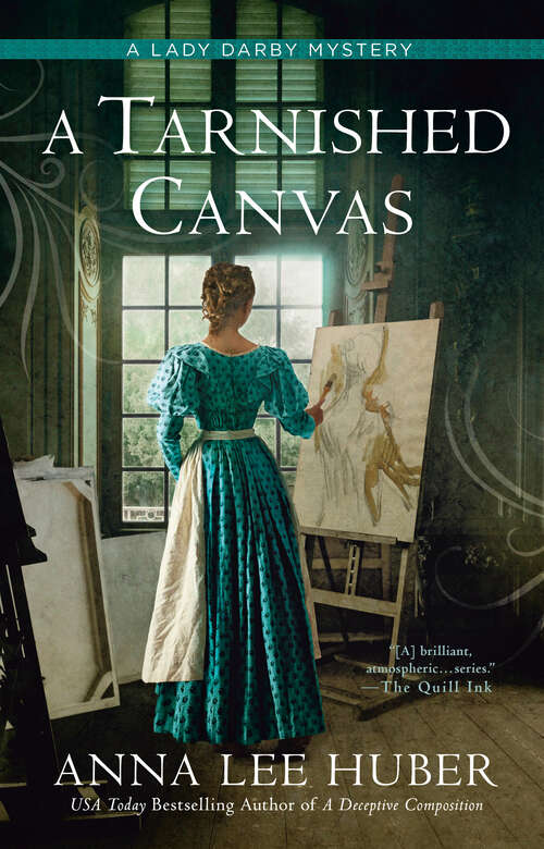 Book cover of A Tarnished Canvas (A Lady Darby Mystery)