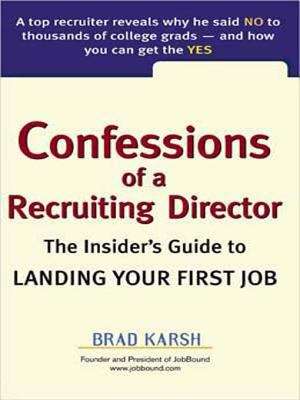Book cover of Confessions of a Recruiting Director