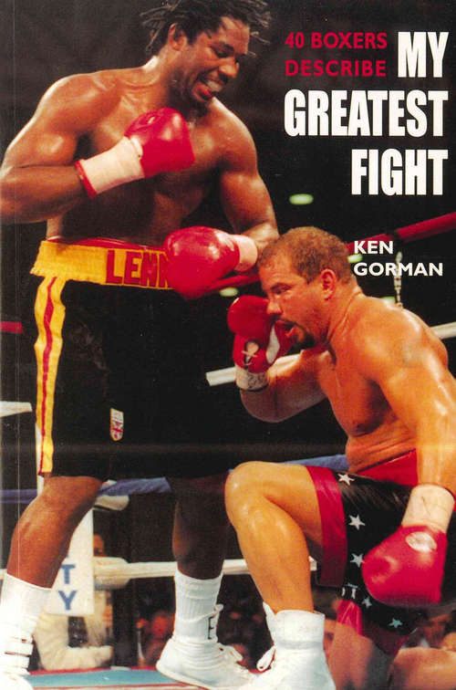 Book cover of My Greatest Fight