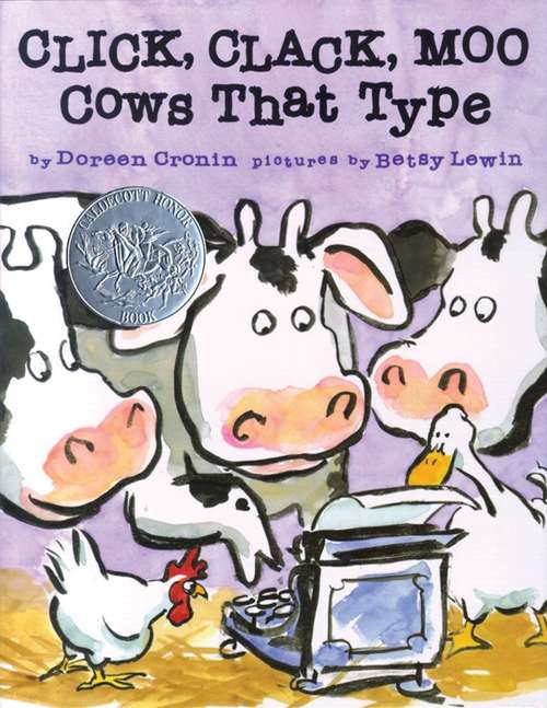 Book cover of Click, Clack, Moo Cows That Type