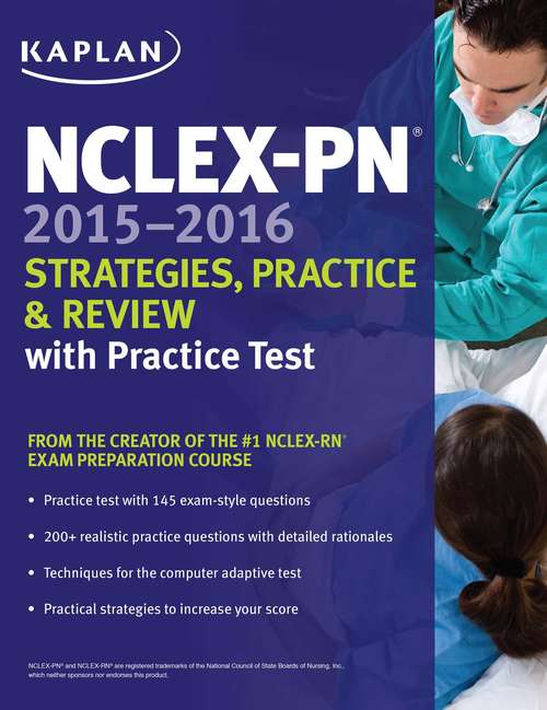 Book cover of NCLEX-PN 2015-2016 Strategies, Practice, and Review with Practice Test