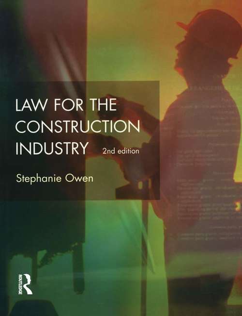 Cover image of Law for the Construction Industry