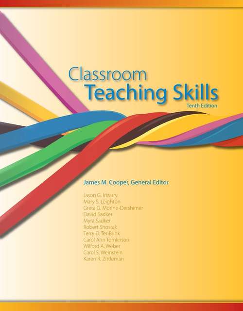 Book cover of Classroom Teaching Skills Tenth Edition