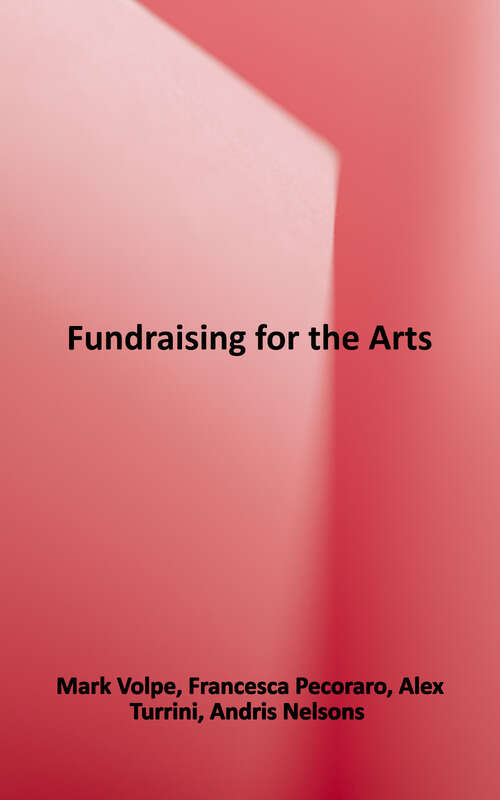 Book cover of Fundraising for the Arts