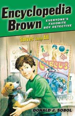 Book cover of Encyclopedia Brown Solves Them All