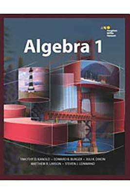 Houghton Mifflin Harcourt Algebra 1