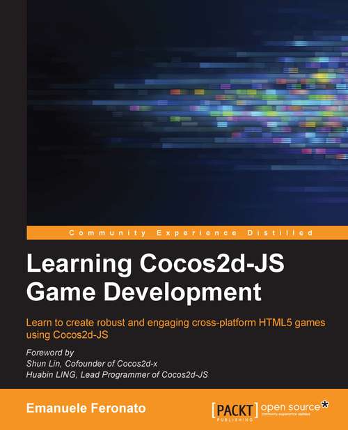 Book cover of Learning Cocos2d-JS Game Development