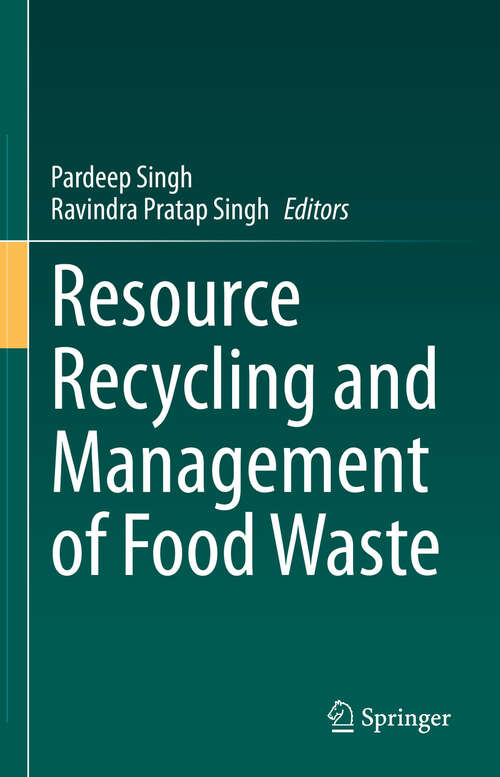 Book cover of Resource Recycling and Management of Food Waste