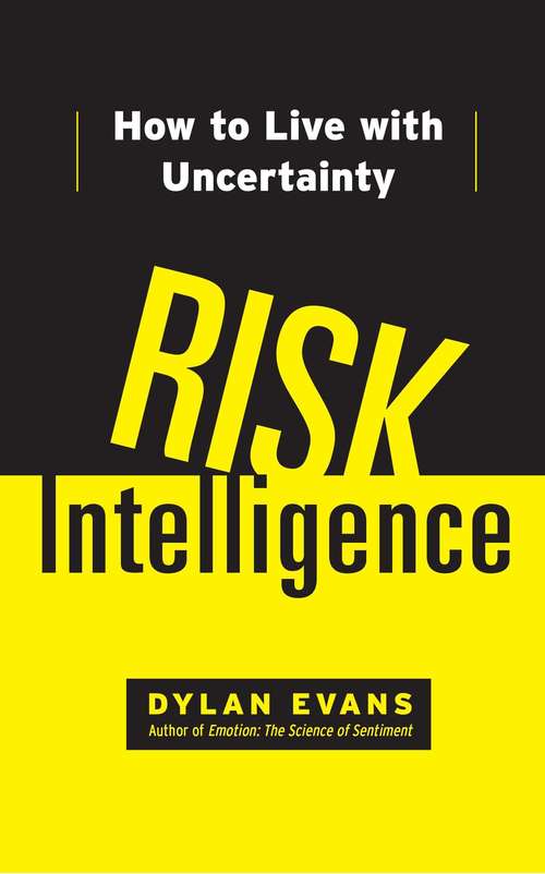 Book cover of Risk Intelligence