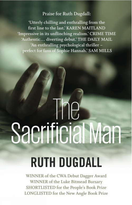 Book cover of The Sacrificial Man: Shocking. Page-Turning. Intelligent. Psychological Thriller Series with Cate Austin