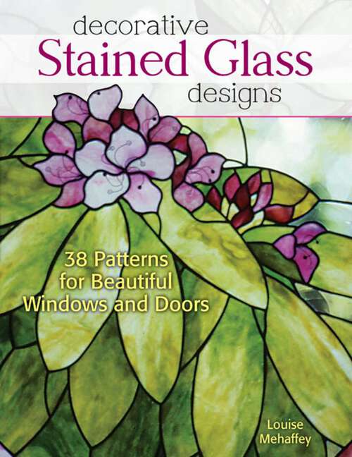 Book cover of Decorative Stained Glass Designs
