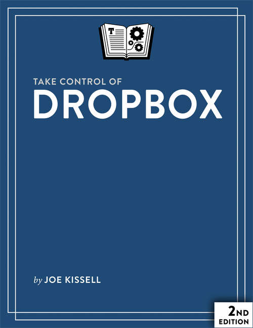 Book cover of Take Control of Dropbox