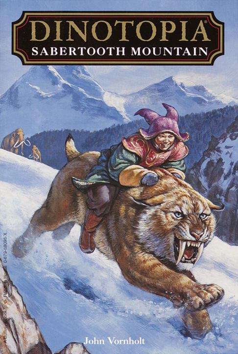 Book cover of Sabertooth Mountain (Dinotopia Series)