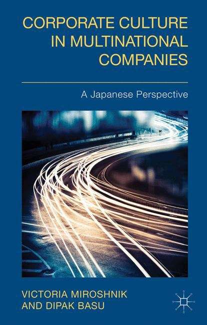 Book cover of Corporate Culture in Multinational Companies