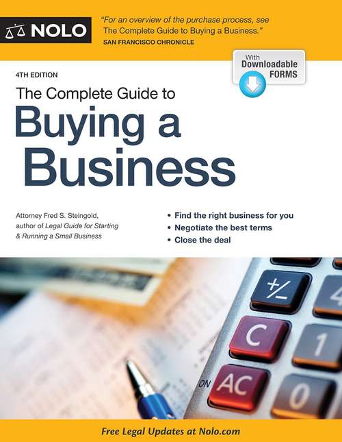 Book cover of Complete Guide to Buying a Business, The
