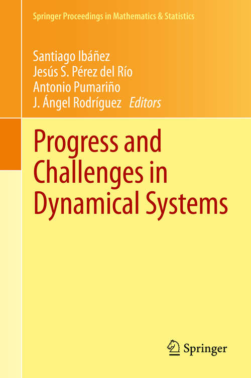 Book cover of Progress and Challenges in Dynamical Systems