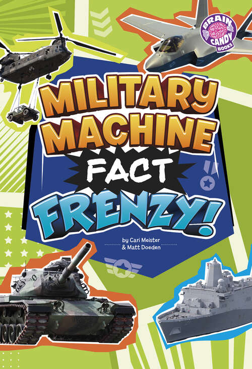 Book cover of Military Machine Fact Frenzy!