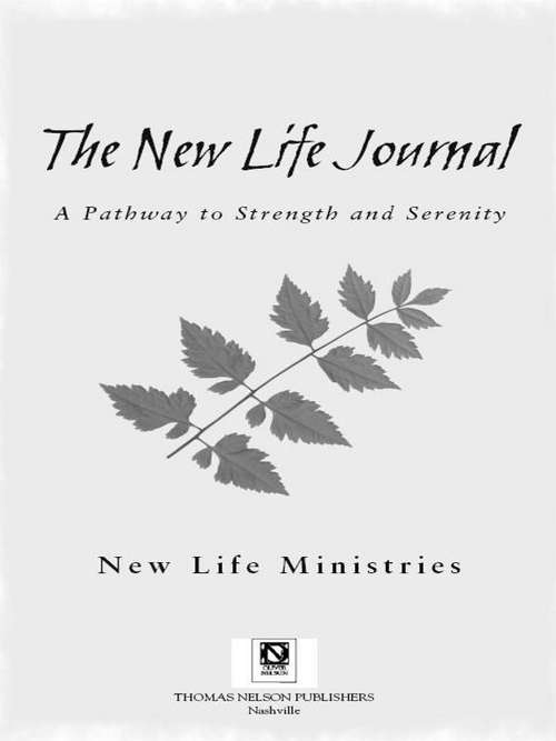 Book cover of The New Life Journal