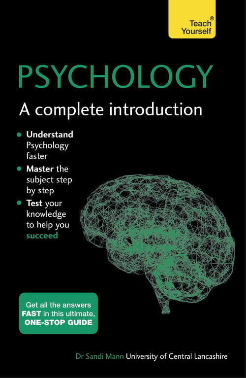 Book cover of Psychology: A Complete Introduction: Teach Yourself