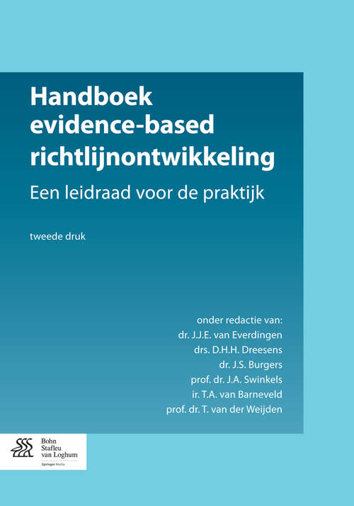 Handboek evidence-based richtlijnontwikkeling