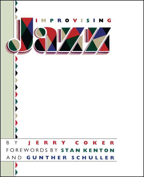Book cover of Improvising Jazz