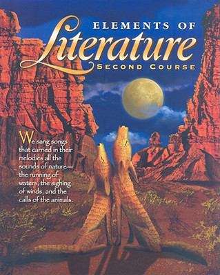Book cover of Elements of Literature: Second Course