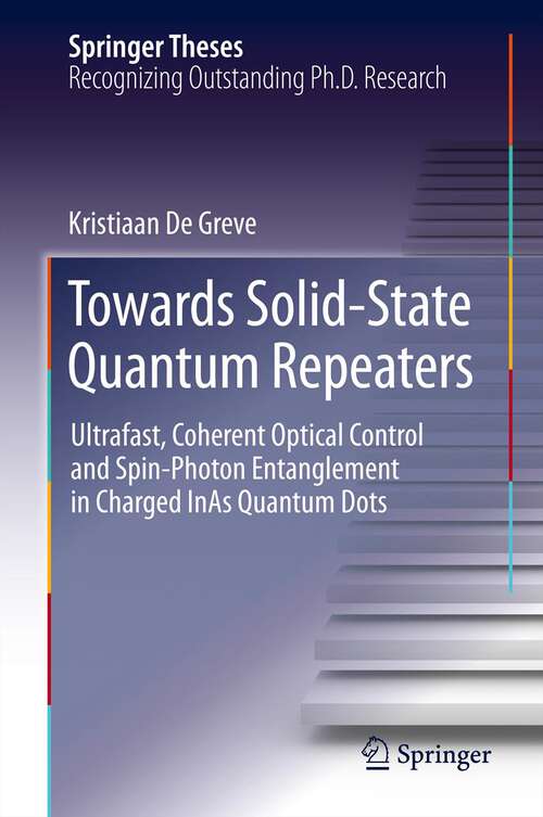 Book cover of Towards Solid-State Quantum Repeaters