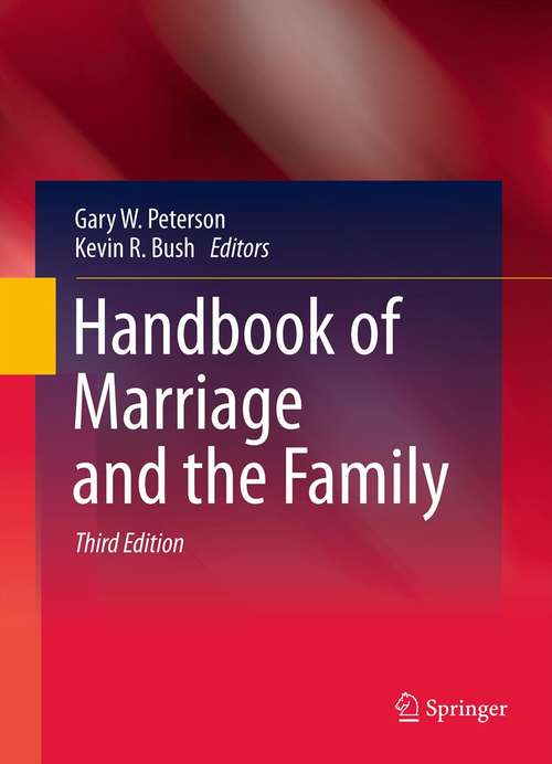 Book cover of Handbook of Marriage and the Family