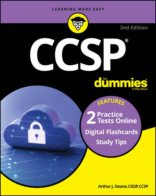 Book cover of CCSP For Dummies: Book + 2 Practice Tests + 100 Flashcards Online (2)