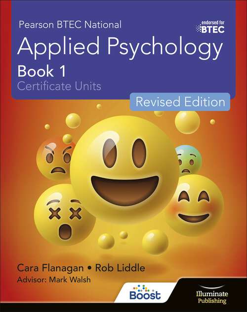 Book cover of Pearson BTEC National Applied Psychology: Book 1 Revised Edition