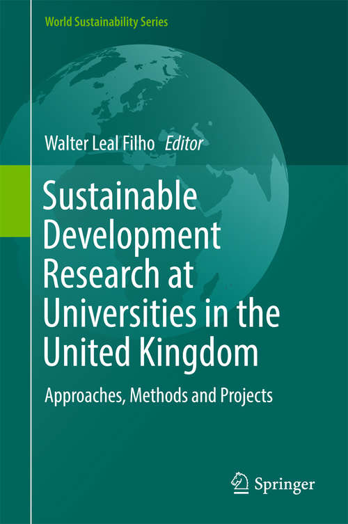 Sustainable Development Research at Universities in the United Kingdom