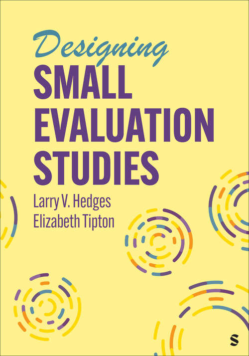 Book cover of Designing Small Evaluation Studies (1)