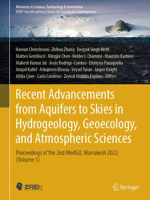 Cover image of Recent Advancements from Aquifers to Skies in Hydrogeology, Geoecology, and Atmospheric Sciences